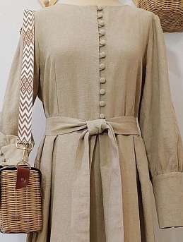 Женственное платье из крапивы*