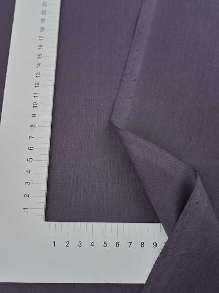 Поплин цв.Темный фиолетово-серый, ш.2.2м, хлопок-100%, 110гр/м.кв