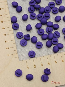 Пуговица "Грибок" пластмасса, цв.темно-фиолетовый, 10мм