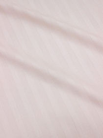 Мерный лоскут - Сатин-страйп цв.Бледный розово-персиковый (1см*1см), ш. 2.2м, хлопок-100%