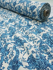 Рогожка "Цветочная Венеция", ш.1.5м, хлопок-100%, 180гр/м.кв