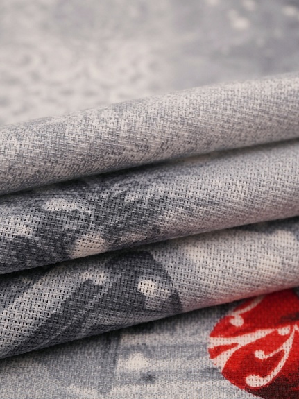 Рогожка "Ретро Новый год", ш.1.5м, хлопок-100%, 165гр/м.кв, раппорт 64см