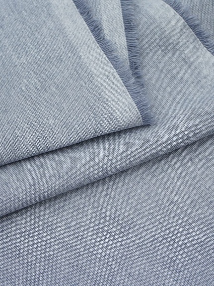 Полулен постельный с эфф. мятости цв.Серый меланж, (комп), ш.2.65м, лен-29%, хлопок-71%, 165гр/м.кв