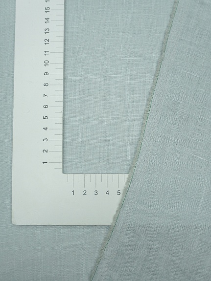 Лен костюмный с эффектом мятости цв.Светлый серо-голубой, ш.1.45м, лен-100%, 190гр/м.кв