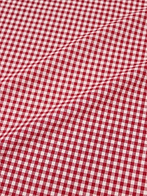 Вареный (стираный) хлопок "Клетка (0.4*0.4см)" цв.бордово-красный, ш.2.5м, хл-100%, 125гр/м.кв