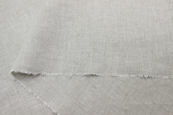 Полулен жаккард "Мелкие ромбики" цв.суровый, ш.1.55м, лен-42%, хлопок-58%, 180гр/м.кв