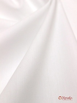 Перкаль Премиум цв.Белый (оптически отбеленный), ш.1.52м, хлопок-100%, 115гр/м.кв 