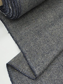 Шерсть костюмная Твид  цв.Чернильно-бежевый, ш.1.5м, шерсть-30%, п/э-70%, 265гр/м.кв