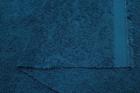 Махровая ткань цв.Насыщенная морская волна, ш.1.5м, хлопок-100%, 350гр/м.кв