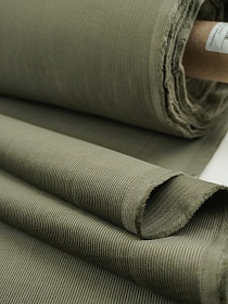 Микровельвет цв.Зеленый хаки, ш.1.45м, хлопок-100%, 195гр/м.кв