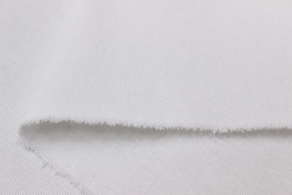 Саржа цв.Белый, ш.1.5 м, хлопок-100%, 240гр/м.кв