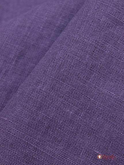 Лен постельный с эффектом мятости цв.Сиренево-фиолетовый, ш.2.55м, лен-100%, 190гр/м.кв