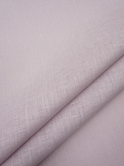 Лен костюмный с умягчением цв.Сиренево-розовый туман, ш.1.5м, лен-100%, 190гр/м.кв