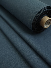 Костюмный джинс с эффектом велюра цв.Темный лазурно-серый, ш.1.5м, хлопок-100%, 230гр/м.кв