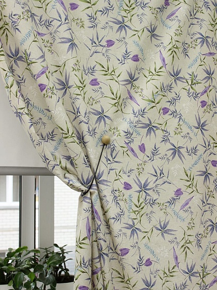 Полулен "Прохладный полдень" (на суровом), СОРТ2, ш.1.5м, лен-30%, хлопок-70%, 140гр/м.кв