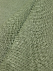 Полулен гладкокрашенный цв.Эвкалипт-2, СОРТ2, ш.1.5 м, лен-57%, хлопок-43%, 200гр/м.кв