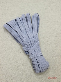 Резинка бельевая цв.Серо-голубая дымка, ш.8мм, 10м