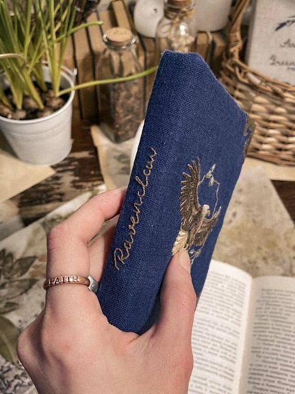Льняная обложка для книги