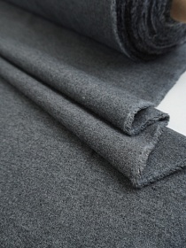 Теплый хлопок меланж цв.Темно-серый, ш.1.4м, хлопок-60%, п/э-40%, 165гр/м.кв