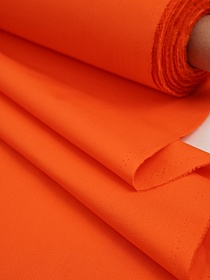 Импортный хлопок цв.Насыщенно-оранжевый, ш.1.55м, хлопок-100%, 115гр/м.кв