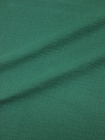 Муслин двухслойный с эффектом жатости цв.Зеленый мох, СОРТ2, ш.1.35м, хл-100%, 110гр/м.кв