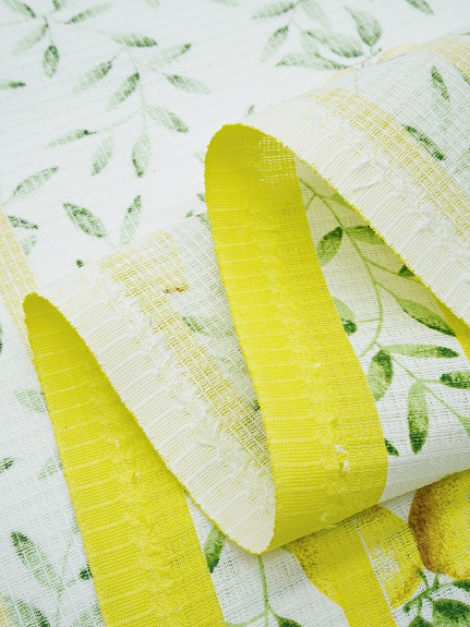 Вафельное полотно "Яркий лимон", ш.1.5м, хлопок-100%, 150гр/м.кв