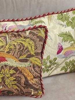 Подушки  из интерьерного хлопка "Эдем"