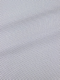 Импорт. хлопок "Горошек 1.5/2 " цв.белый, СОРТ2, ш.1.45м, хлопок-100%, 115гр/м.кв