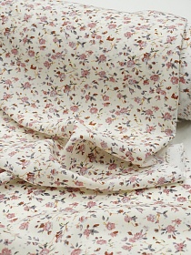 Штапель "Бетти" цв.кремовый, ш.1.45м, вискоза-100%, 100гр/м.кв