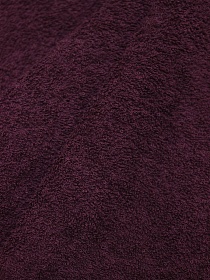 Махровая ткань цв.Темный коричнево-сливовый, ш.1.5м, хлопок-100%, 350гр/м.кв 