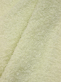 Махровая ткань цв.Бледно-желтый с лимонным оттенком, ш.1.5м, хлопок-100%, 350гр/м.кв