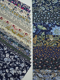 Набор тканей для рукоделия "Импортный хлопок: Архелия", 20*20 см, 25 шт