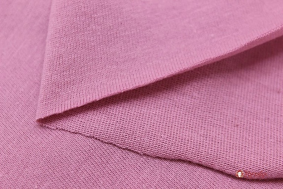 Трикотаж Кулир.гладь цв.Роза, 1.96м (0.98 м*2,чулок), Карде, хл-100%,135гр/м.кв