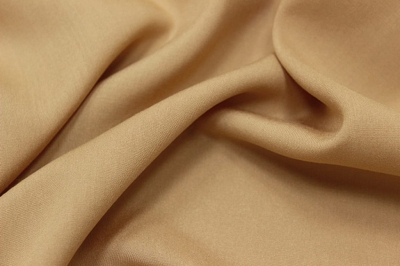 Штапель цв.Песочно-желтый, ш.1.45м, вискоза-100%, 110гр/м.кв