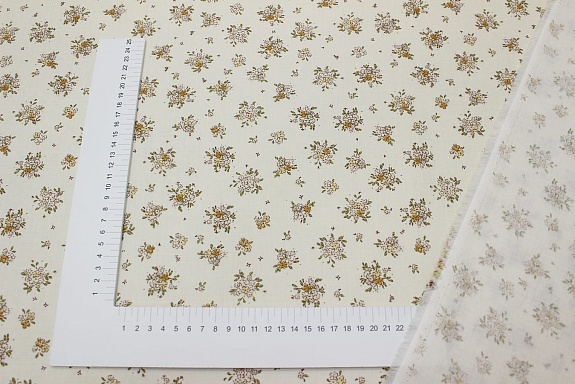 Муслин Премиум двухслойный гладкий "Этель", ш.2.45м, хлопок-100%, 130гр/м.кв