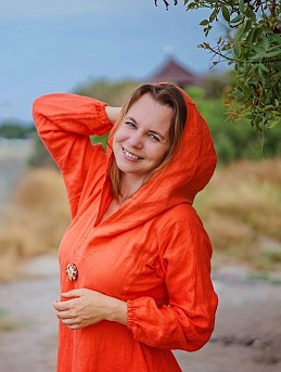 Платье обережное Лен 100%