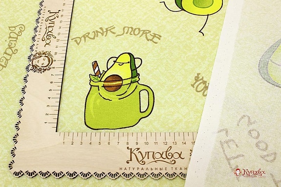 Рогожка "Авокадос", ш.1.5м, хлопок-100%, 165гр/м.кв