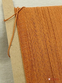 Шнур цв.оранжево-коричневый, ш.3мм, хлопок-100%