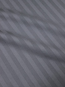 Мерный лоскут - Сатин-страйп цв.Серый (1см*1см), ш.2.2м, хлопок-100%, 125гр/м.кв