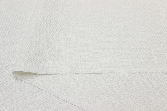 Конопля с хлопком-диагональ цв.Белый, ш.1.4м, конопля-80%, хлопок-20%, 246гр/м.кв
