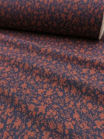 Хлопколен "Изида" цв.темно-синий, ш.1.5м, лен-20%, хлопок-80%, 170гр/м.кв