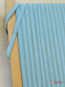 Кружево цв.тиффани, 13мм, хлопок-91%, п/э-9%