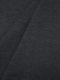 Кулирка цв.Темный графитово-серый меланж, ш.2,0м (1.00м*2, чулок), Карде, хл-100%,140гр/м.кв