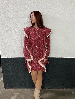 Платье из теплого хлопка