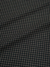 Пестрядь "Средняя двухцветная клетка" цв.черный, ш.1.45м, хлопок-95%, п/э-5%, 125гр/м.кв