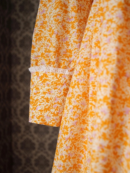 Платье из импортного хлопка "Весенний цвет" 