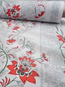 Ситец "Оневица" (Гол.платок 1м*0.95м), ш.0.95м, хлопок-100%, раппорт 1.00м