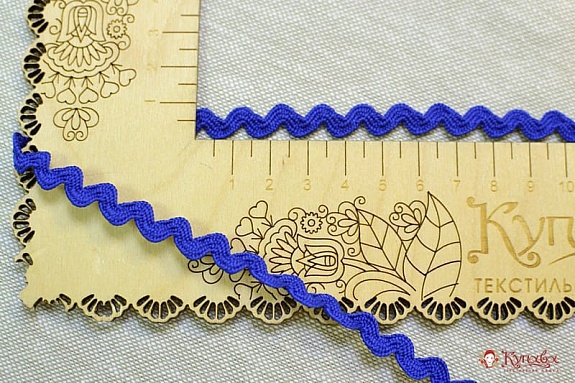 Вьюнчик цв.темный василек, 9мм, п/э-100%