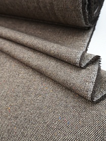 Шерсть костюмная Твид цв.Коричнево-бежевый, СОРТ2, ш.1.5м, шерсть-30%, п/э-70%, 270гр/м.кв