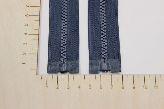 Молния тракторная №5 цв.темный серо-синий, 60см